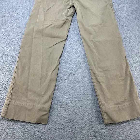 Vintage Calvin Klein Pants Men's 31x30 Beige Straight Barrel Leg Made in USA 80s - Picture 11 of 13